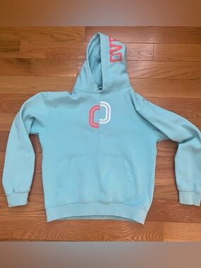 Overtime Hoodie Sweatshirt Light Blue